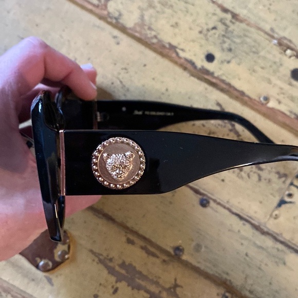 BLACK POLARIZED SUNGLASSES OVERSIZED SUNGLASSES OVERSIZED OSFM NWT - Picture 6 of 7